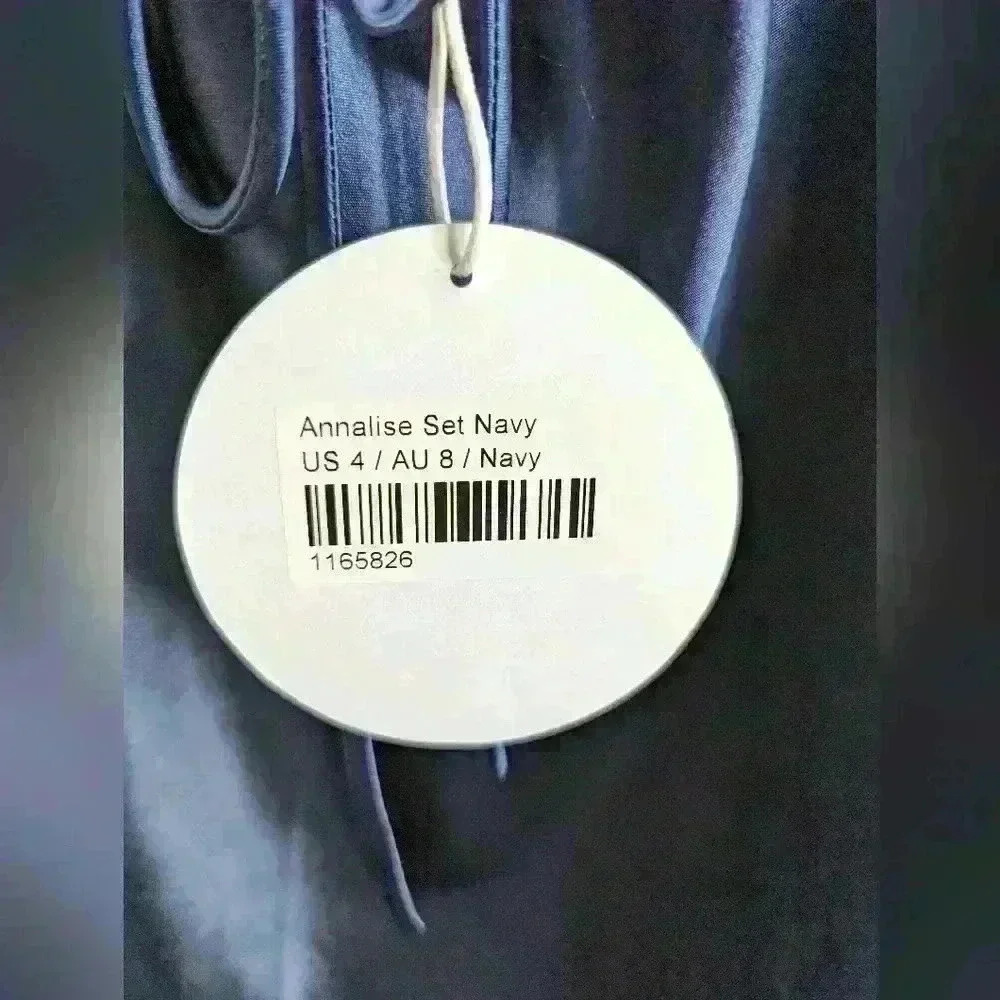 Princess Polly ANNALISE (only the dress) in Navy Size 4 New with Tags - Picture 13 of 13